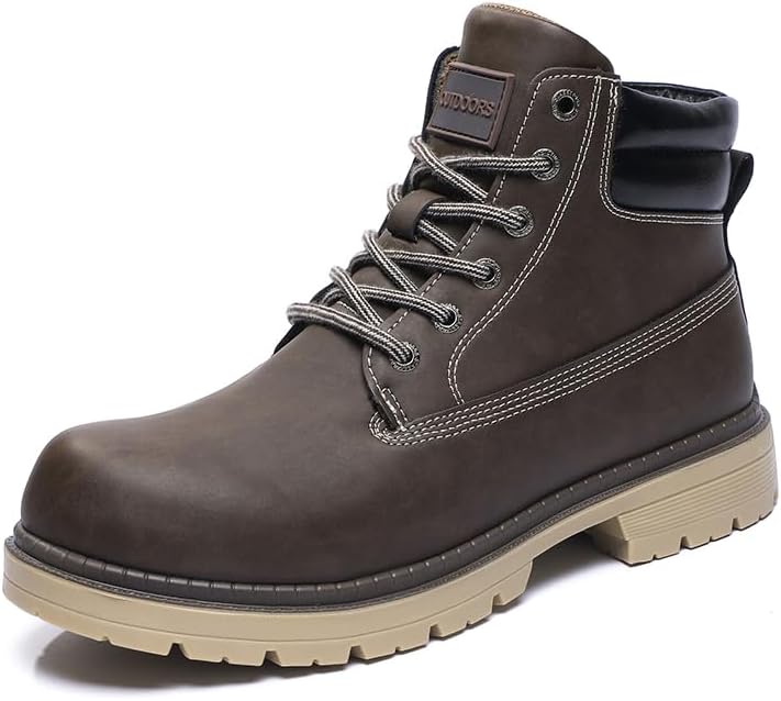 

Походные ботинки JSWEI для мужчин и женщин, удобные повседневные ботинки-чукка - оксфорды и дерби для активного отдыха, водонепроницаемые, легкие, на шнуровке, устойчивые к прогулке, с завышенной талией, темно-коричневый