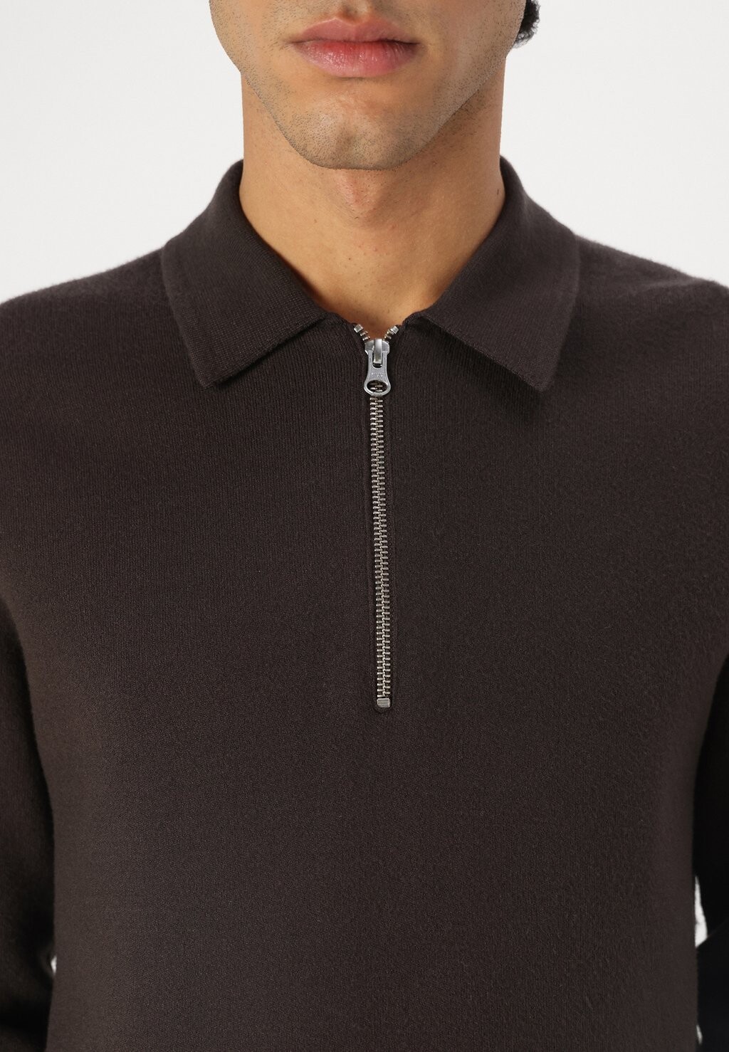 

Джемпер GUNA HALF ZIP Samsøe Samsøe, коричневый