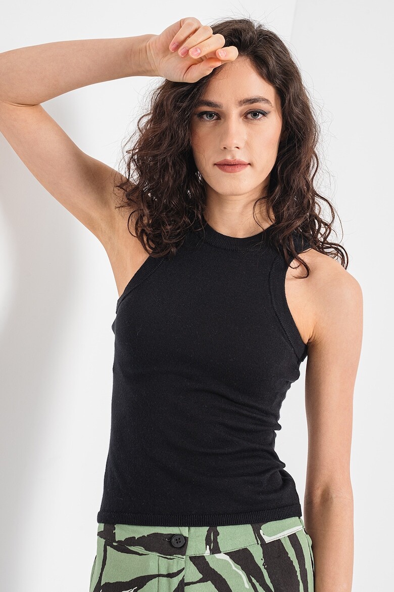 

Топ Polly тонкой вязки Vero Moda, черный