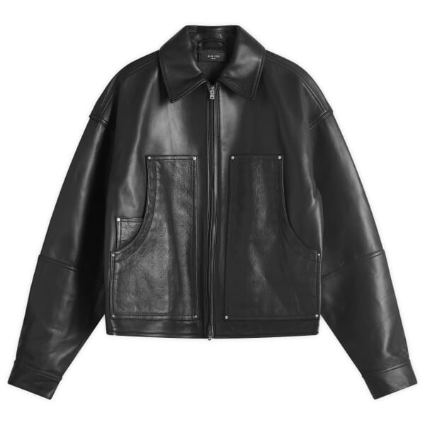 

Ma куртка из кожи Quad Amiri, черный