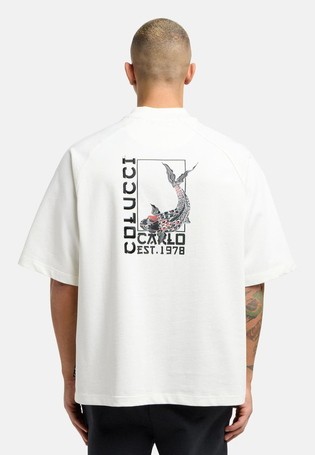 

Футболка с принтом UNISEX Carlo Colucci, слоновая кость