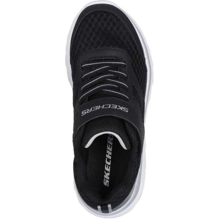 Skechers Kids Детские кроссовки Boundless Cushioning Lightweight Cushioning Low Top для мальчиков, черные, для детей — фото 4