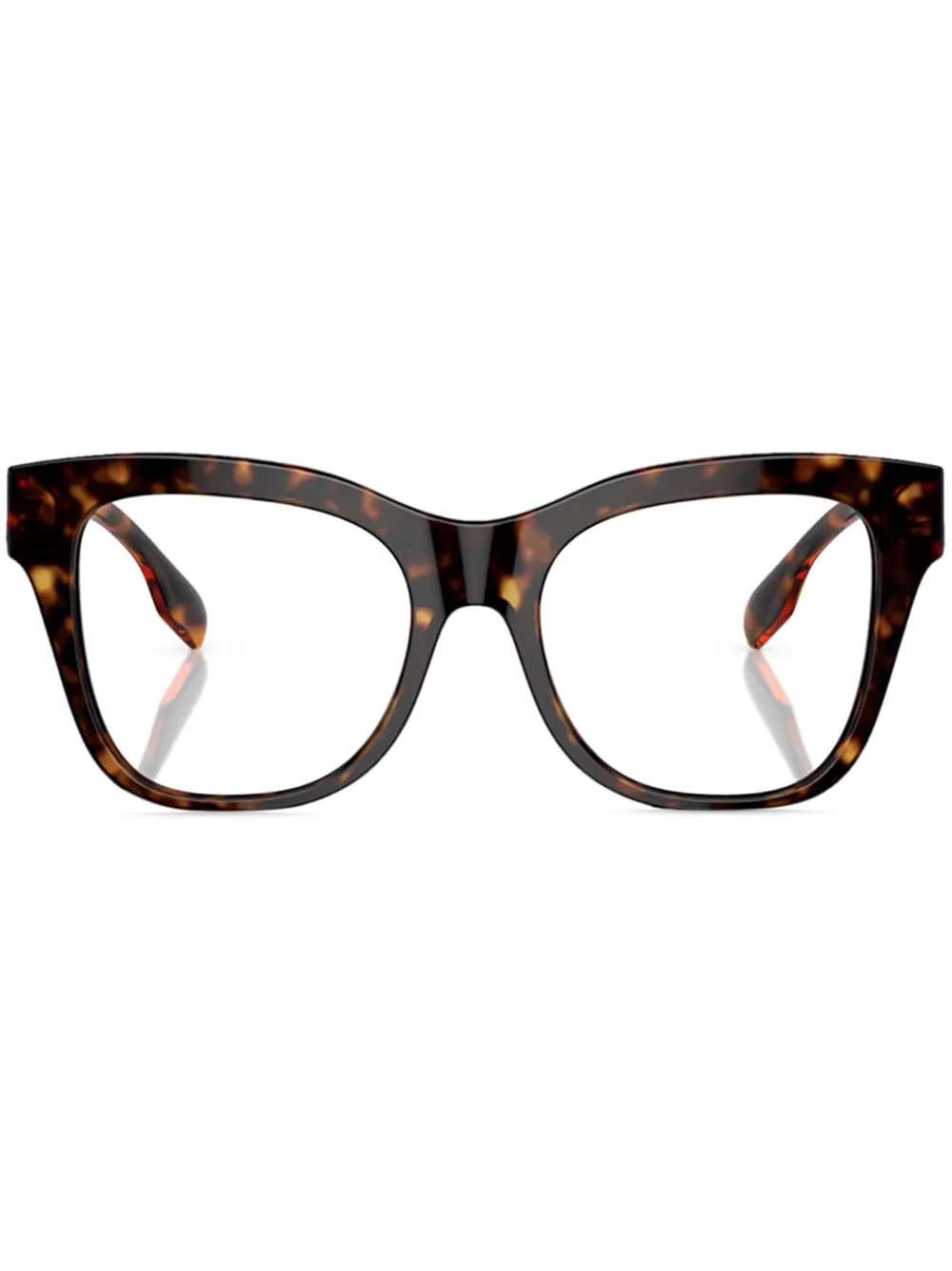 

Очки в квадратной оправе с логотипом TB Burberry Eyewear, коричневый