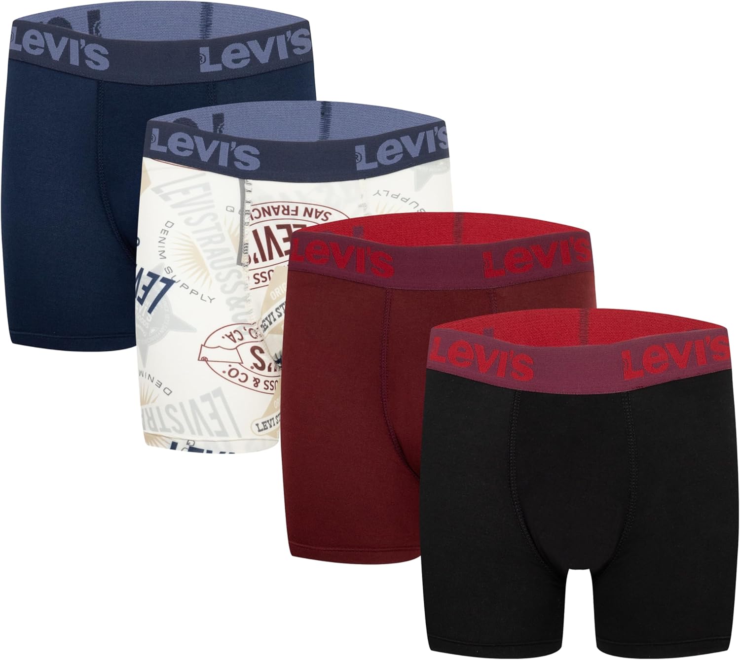 

Классические трусы-боксеры Levi's boys (комплект), Chocolate Truffle