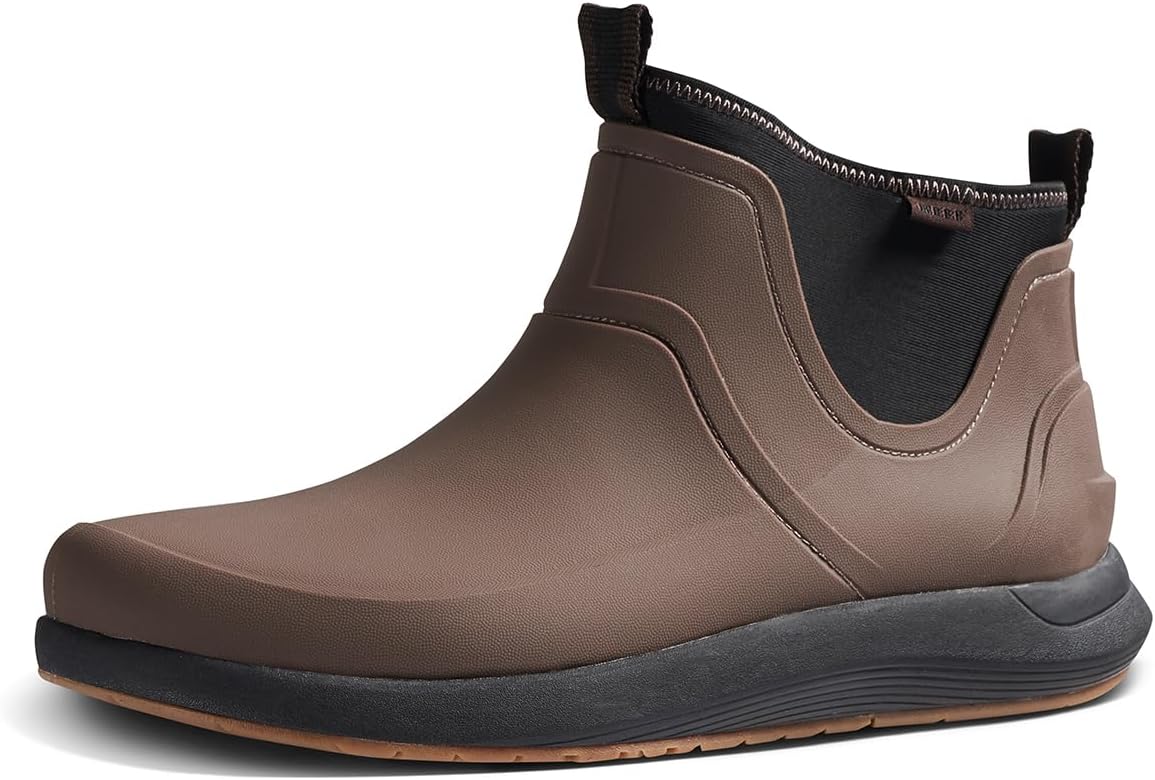 

Мужские ботинки REEF Scallywag с поддержкой свода стопы, водостойкие, черный/коричневый