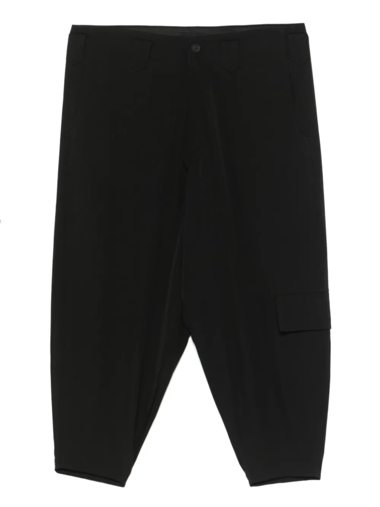 

Шерстяные брюки Yohji Yamamoto, черный