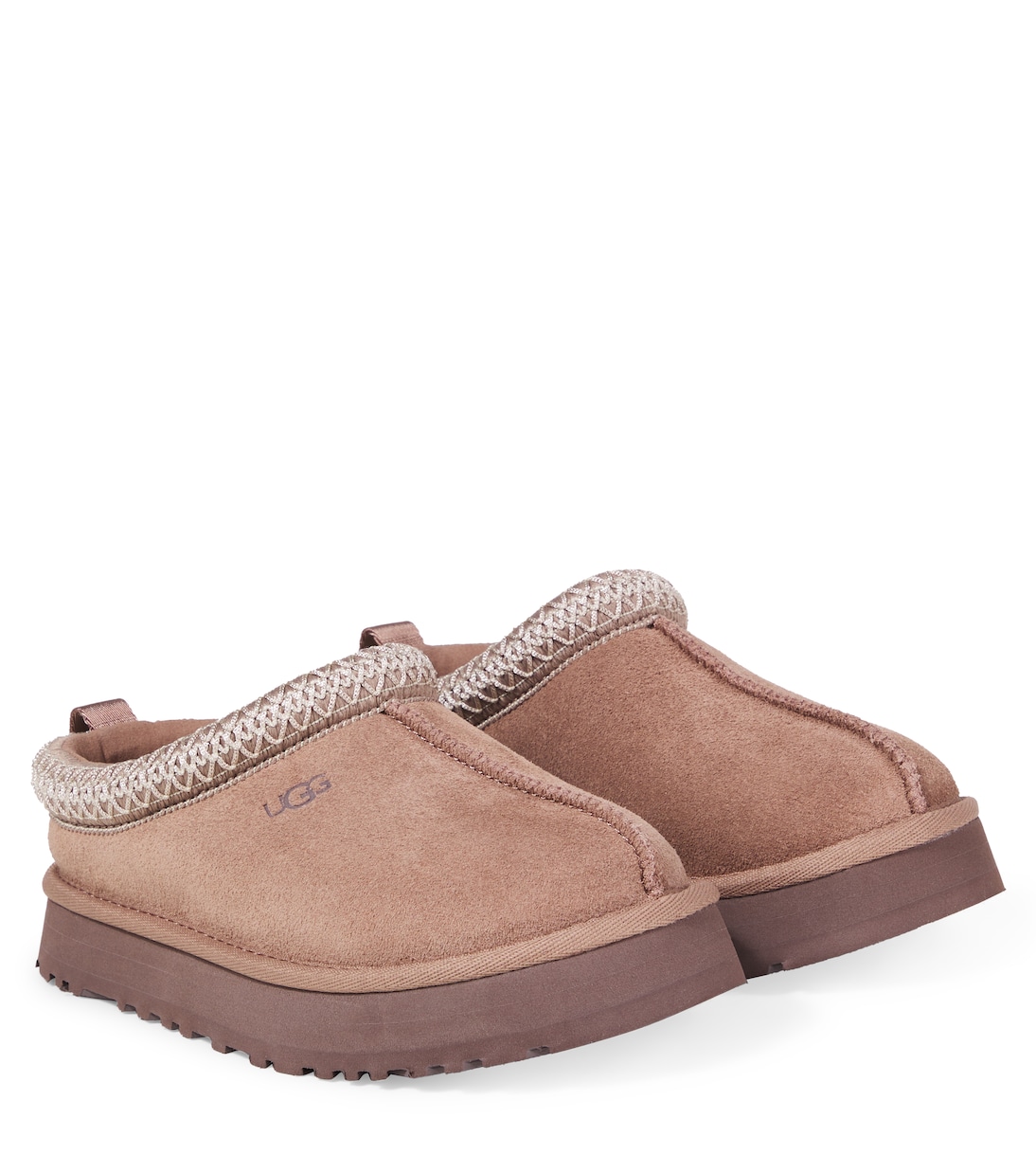

Замшевые тапочки Tazz на платформе UGG Kids, Rocky Oak