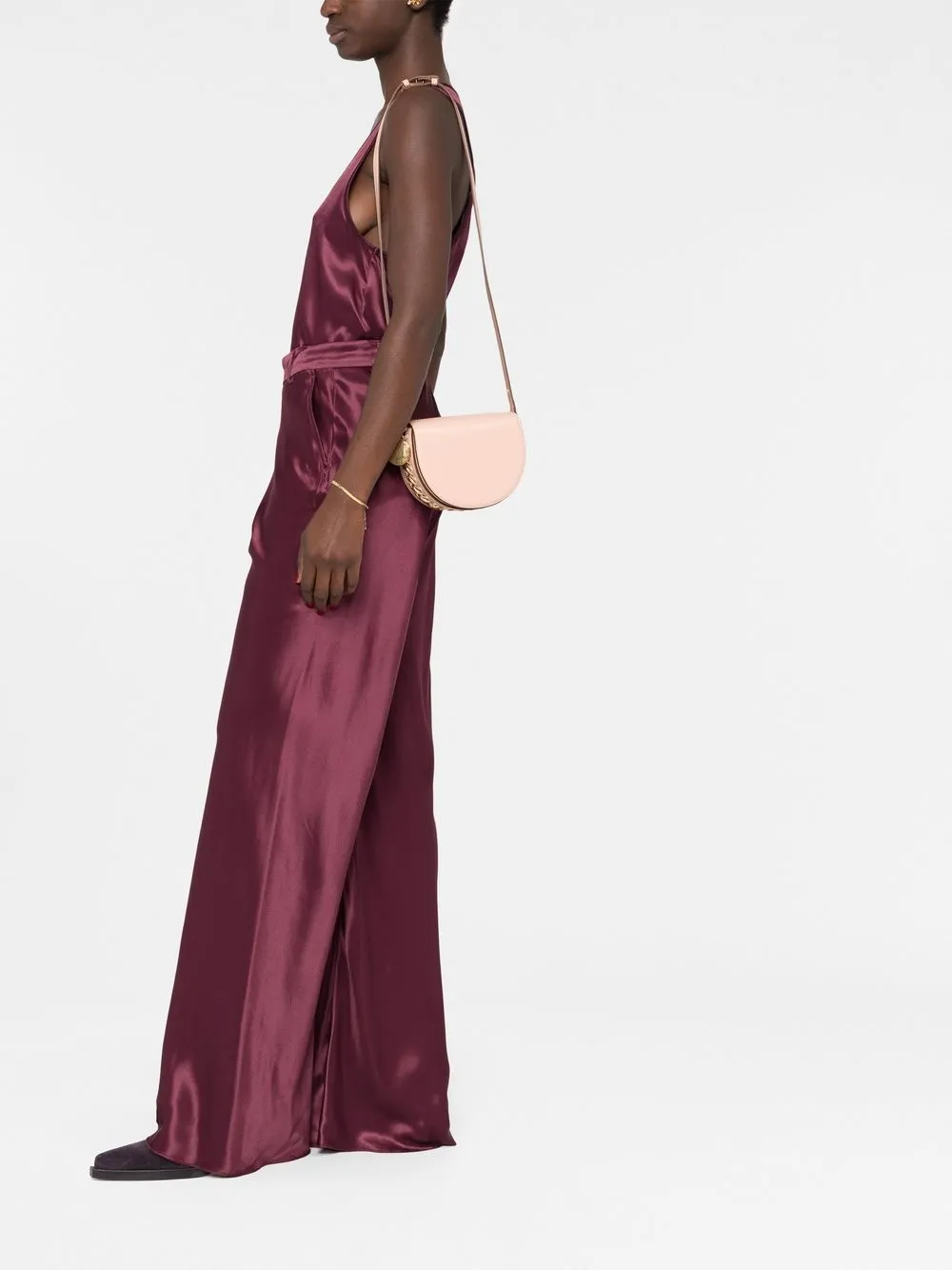 Маленькая сумка на плечо Frayme STELLA MCCARTNEY, розовый — фото 2