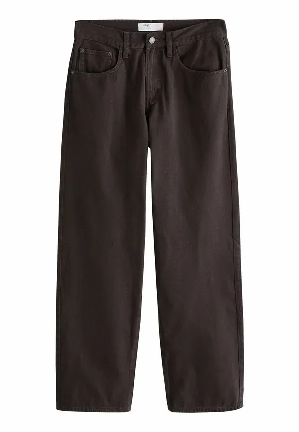 Джинсы Next Tall fit mid rise relaxed fit, шоколадно-коричневый