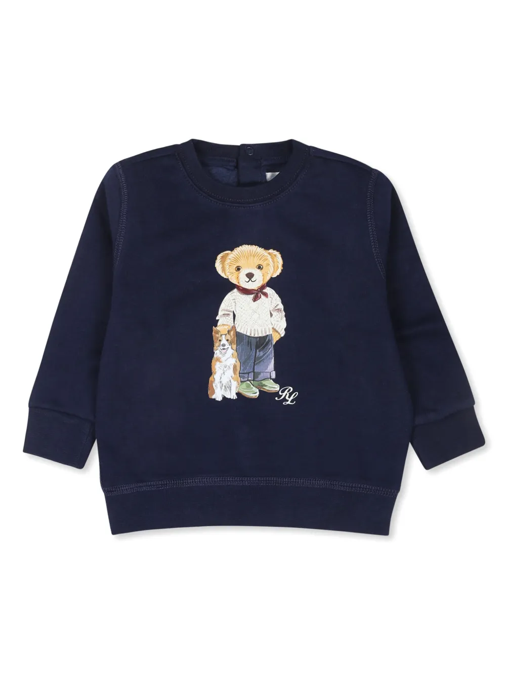 

Толстовка с принтом Polo Bear POLO RALPH LAUREN KIDS, синий