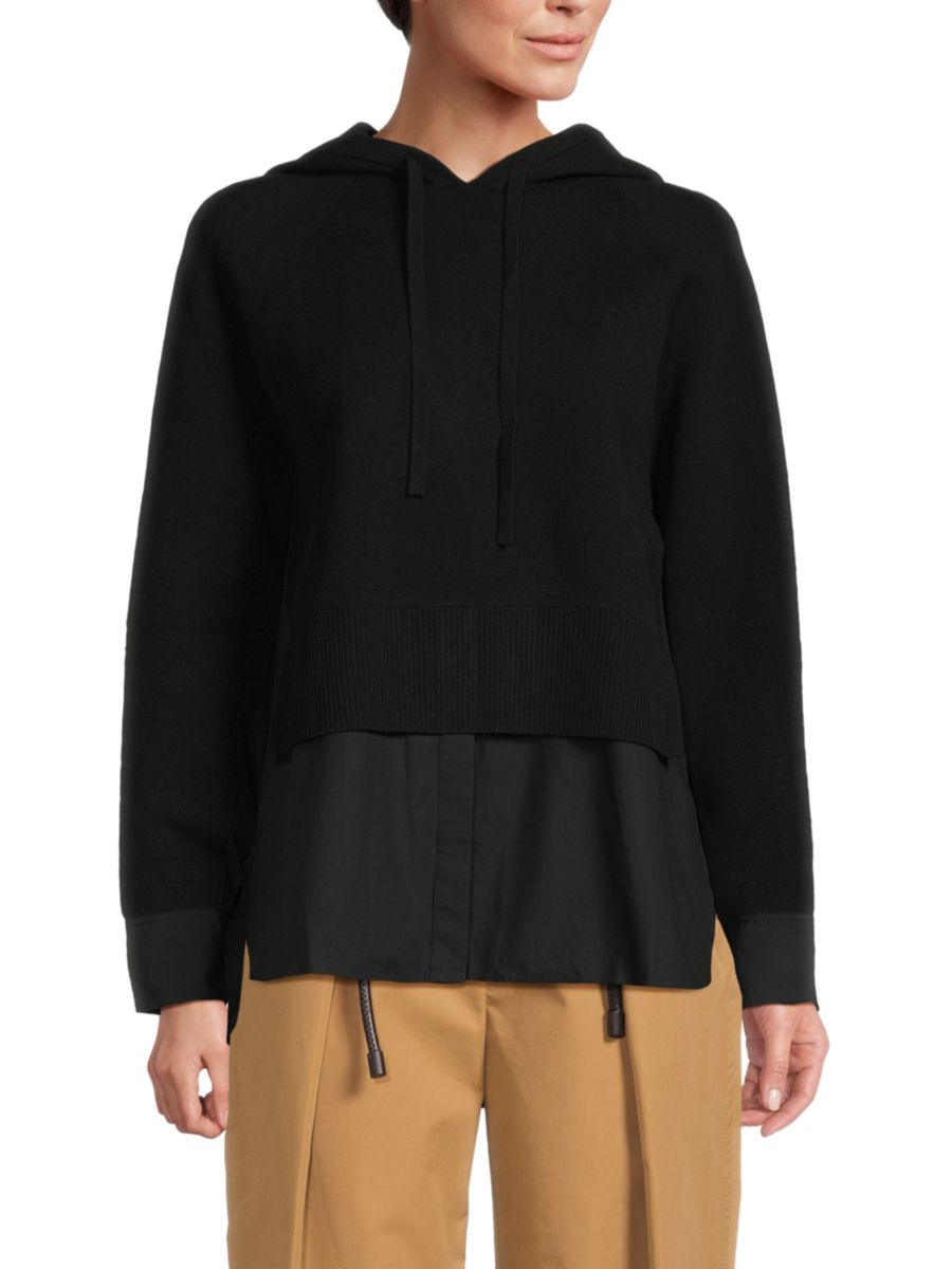 

Толстовка с капюшоном и рукавами реглан 3.1 Phillip Lim, черный