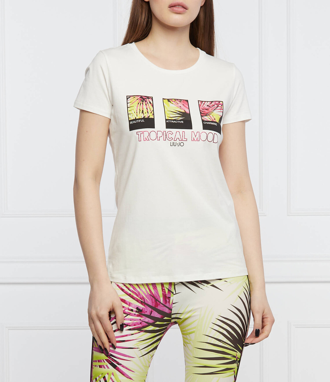 

Футболка Liu Jo Sport regular fit, белый