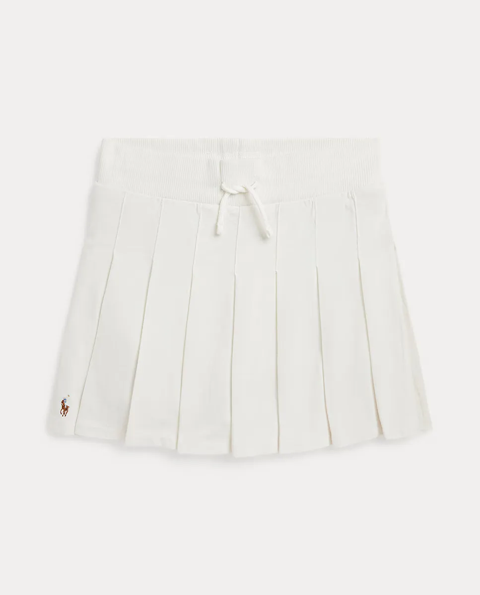 

Юбка-брюки для девочки в складку с эластичным поясом Polo Ralph Lauren, белый