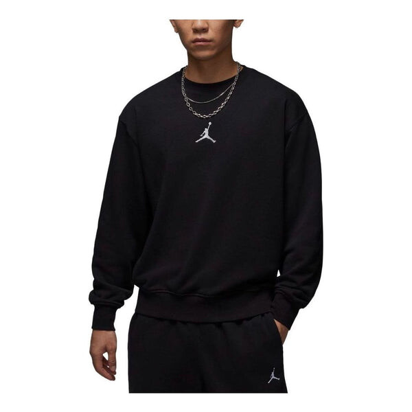 

Свитер brooklyn fleece crewneck sweatshirt asia sizing 'black' Air Jordan, черный