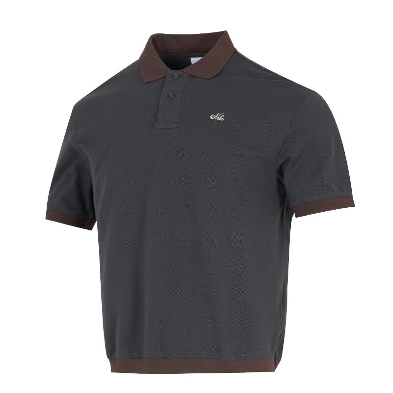 

Life Men's Heavyweight Polo Nike, черный/коричневый