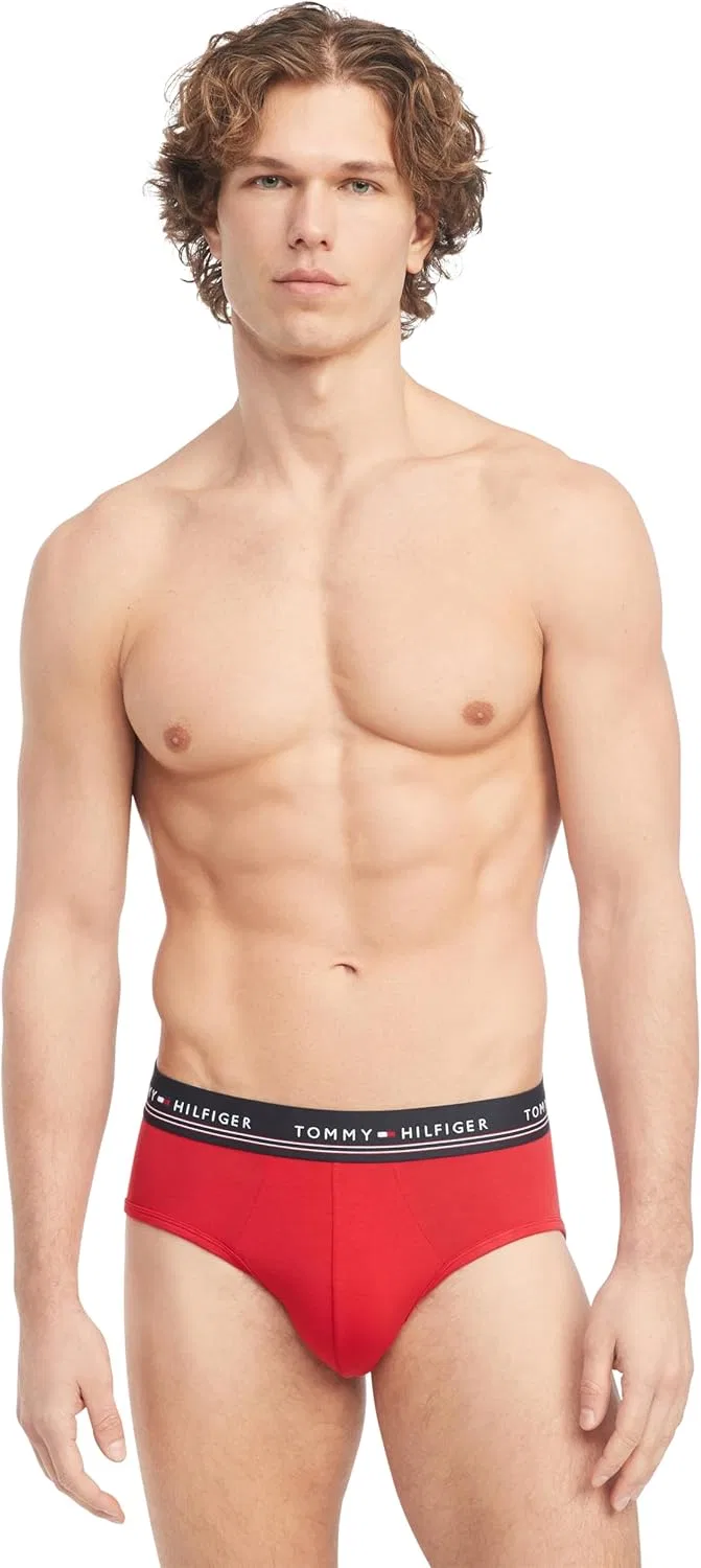 Трусы Tommy Hilfiger, красный, королевский синий, темно-синий — фото 4