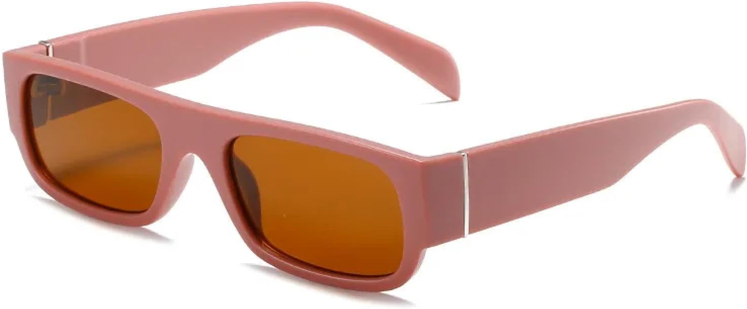 

Солнцезащитные очки с защитой UV400 | Маленькая оправа, линзы конфетного цвета | Для женщин и мужчин, для занятий спортом на открытом воздухе и вождения DSVIGF, Winered Tea