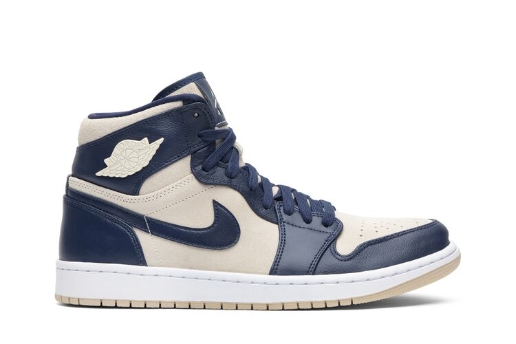 

Кроссовки Air Jordan Wmns Air Jordan 1 High 'Navy Cream', синий