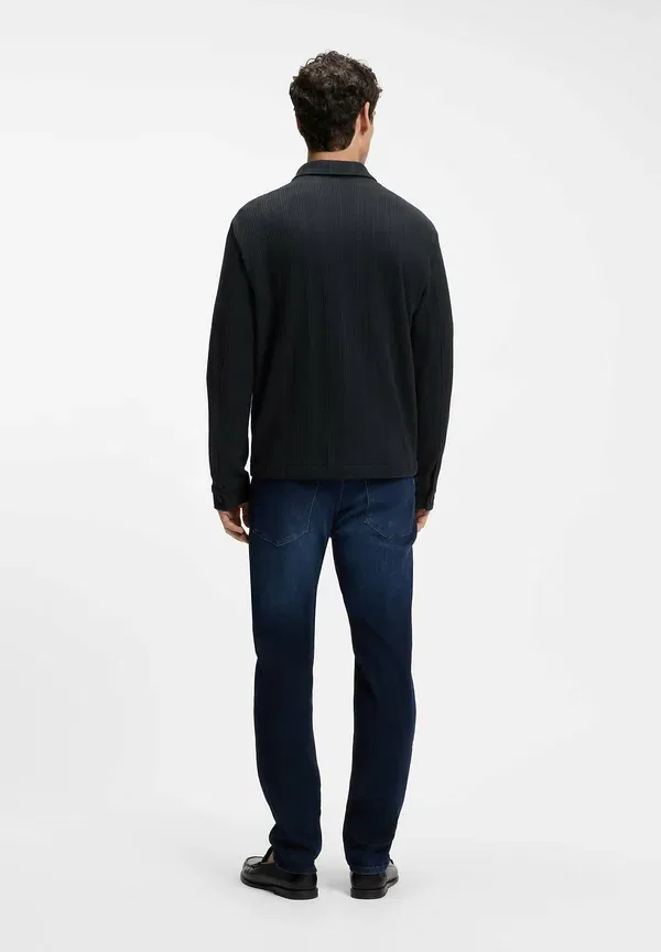 Куртка Boss, модель C carper j 2pp 263 summer jacket, темно-синяя — фото 3