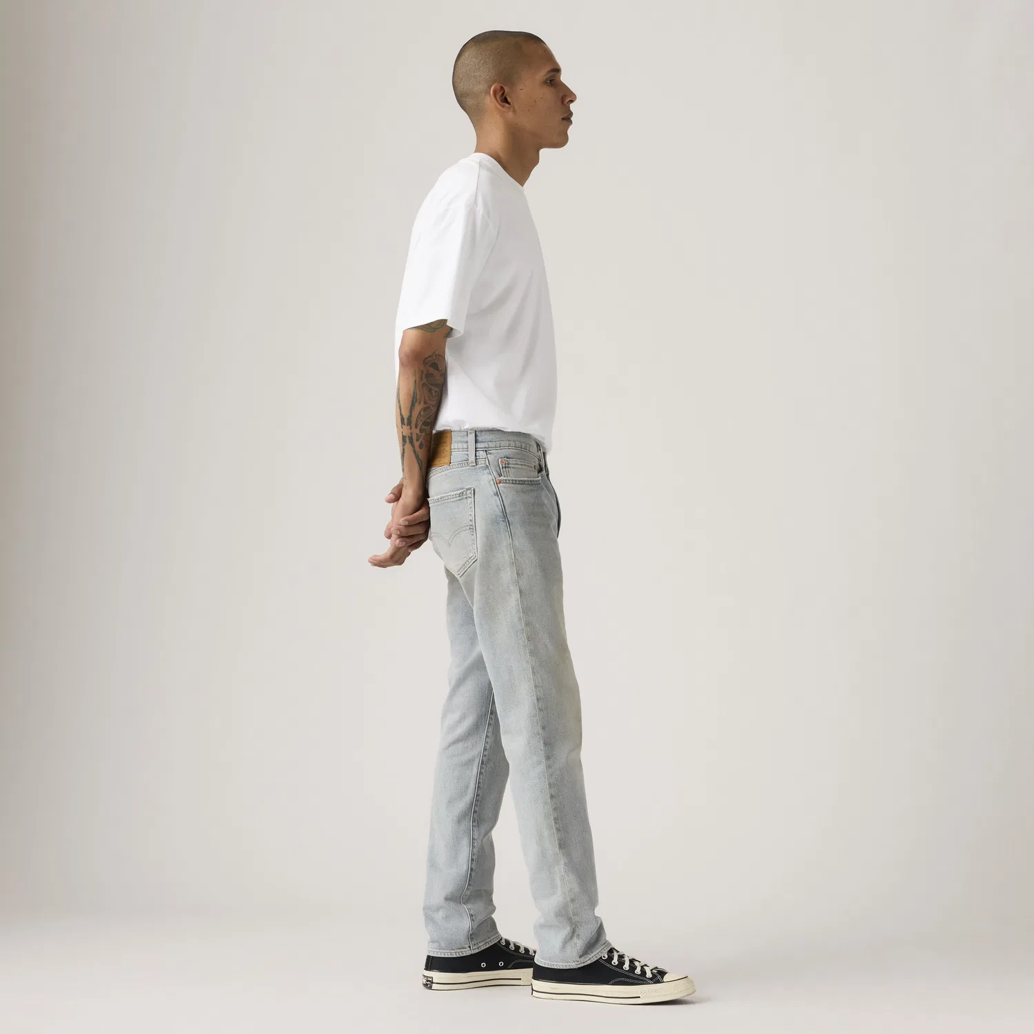 Мужские джинсы 511 Slim Levi's, вытертый серо-голубой — фото 4