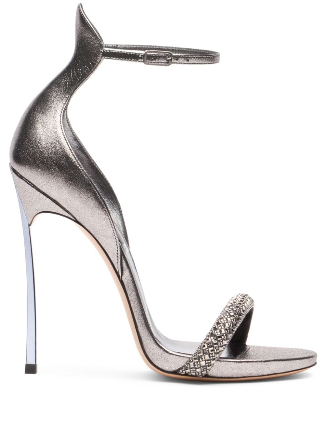 

Casadei сандалии Cappa Blade Stratosphere 120 мм, серебристый