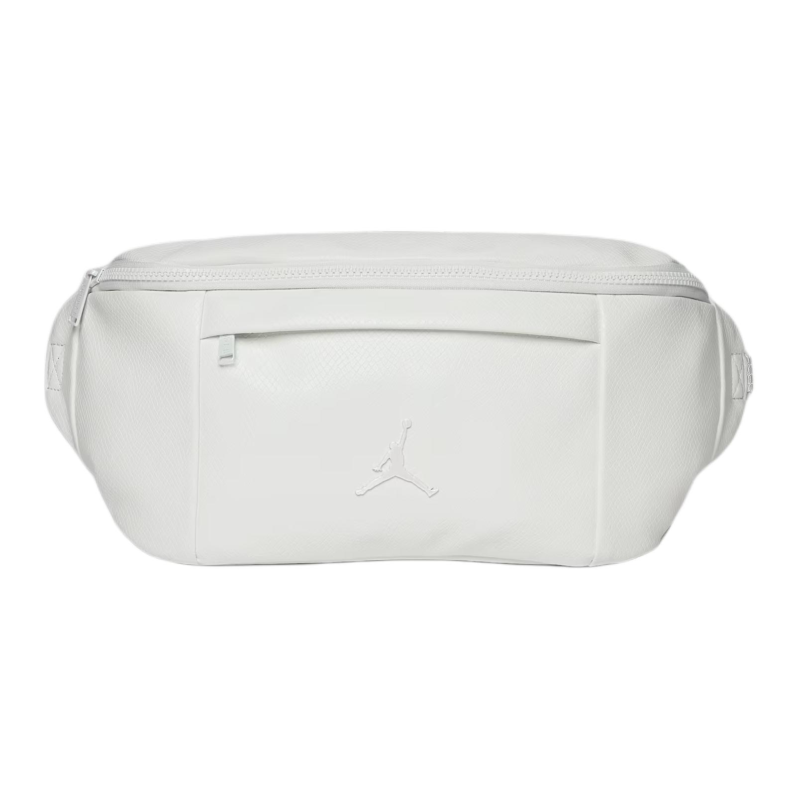 

Jordan Синтетическая кожаная поясная сумка унисекс белая, White