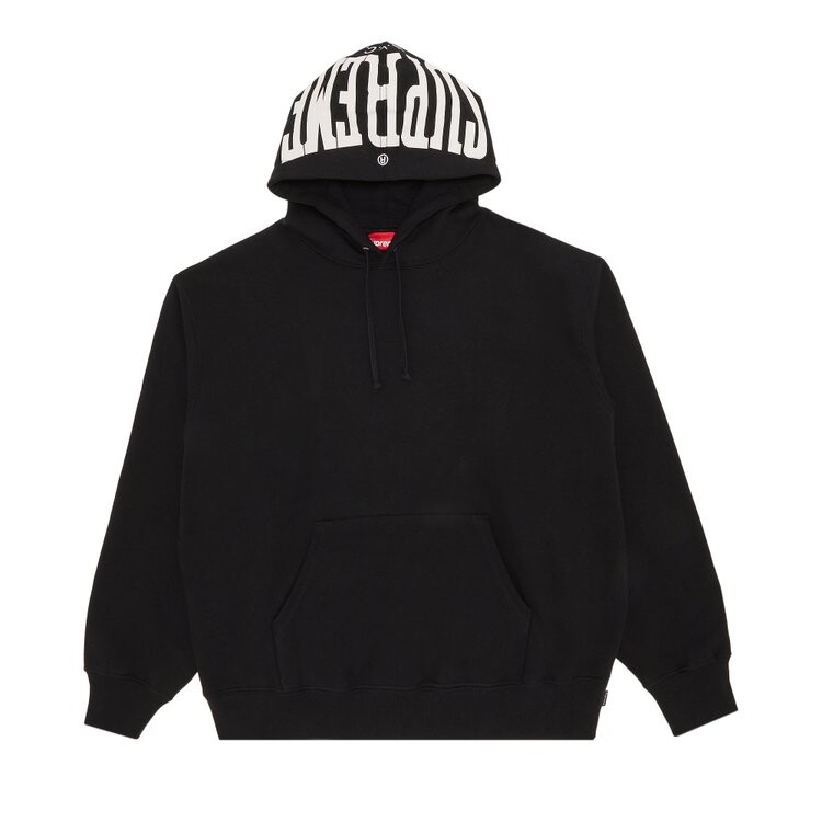 

Толстовка Supreme Warm Up Hooded Sweatshirt, черный