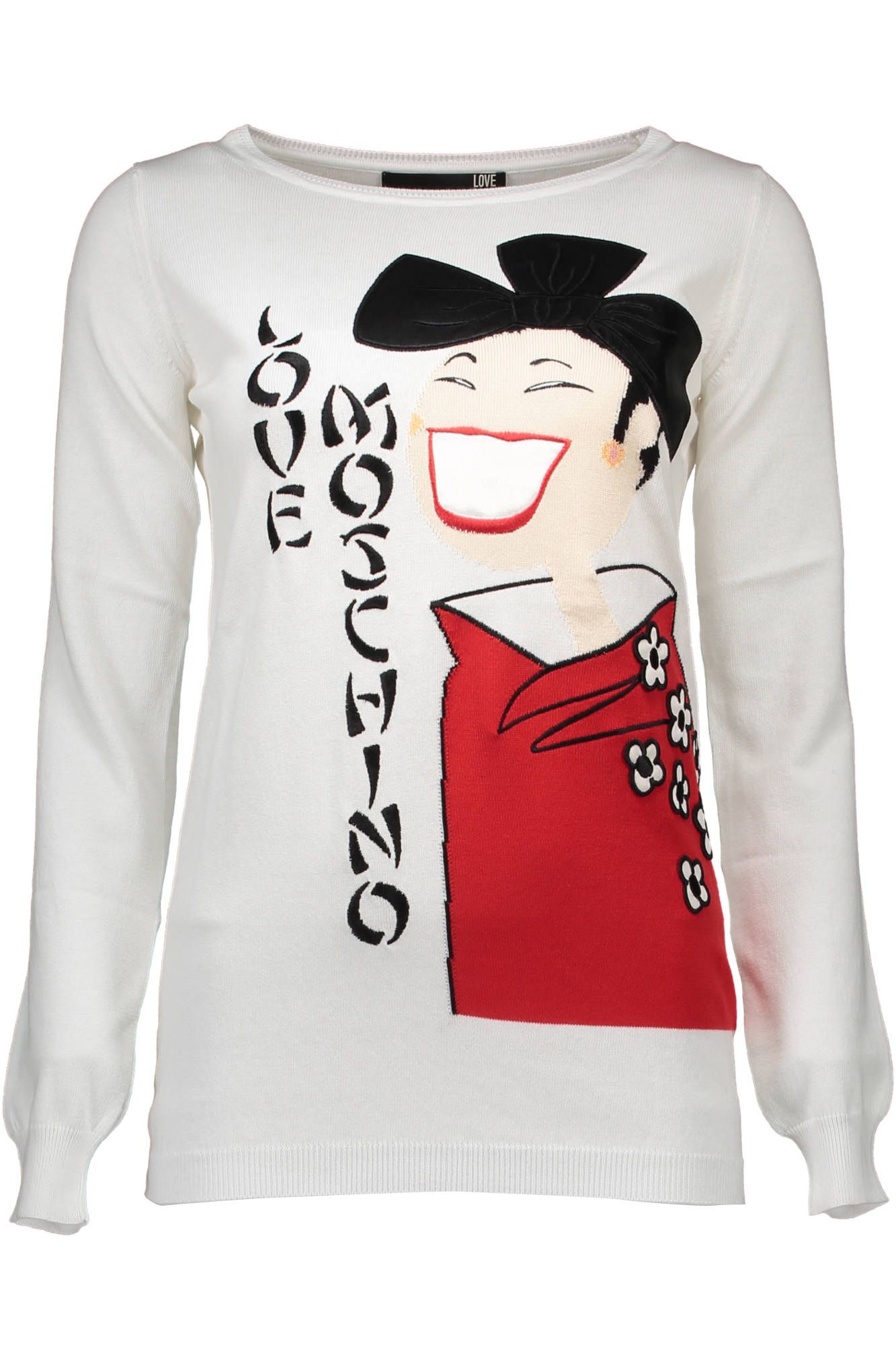 

Белый женский свитер Varia LOVE MOSCHINO