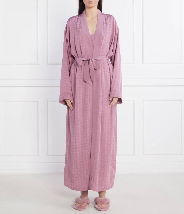 

Халат Guess Underwear Regular Fit, фиолетовый