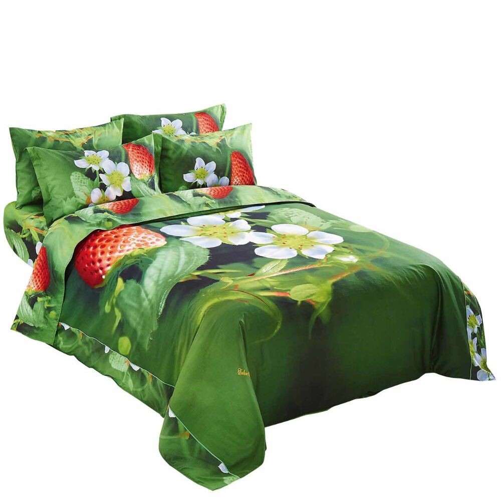 

Комплект пододеяльников Dolce Mela Nature - Клубника, цвет Green