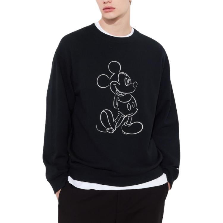 

Толстовка унисекс черная Uniqlo, черный