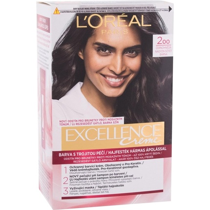 

L'Oréal Paris Excellence color 192 мл, 200 черно-коричневый L'Oréal Professionnel