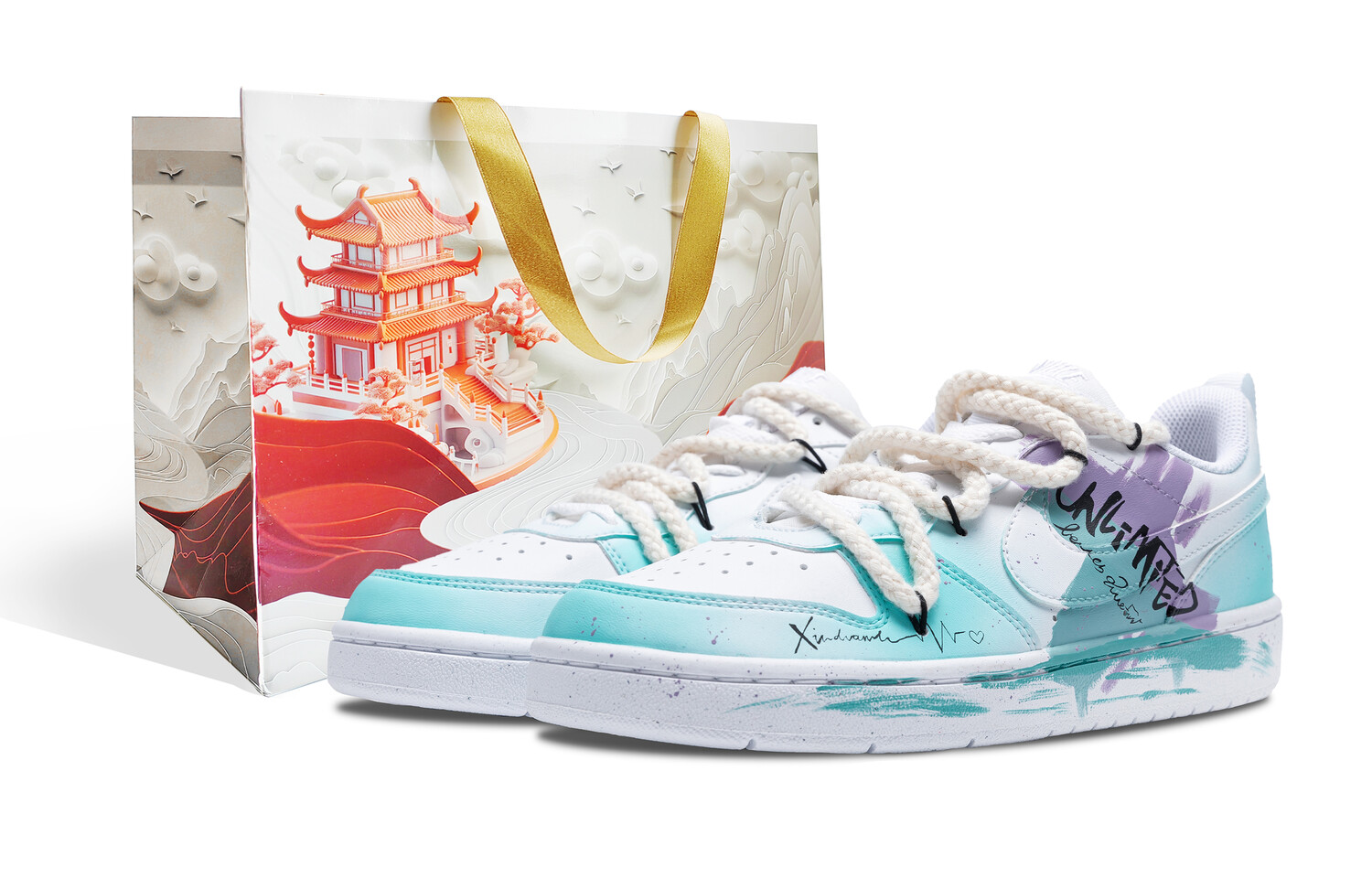 

Кроссовки Nike Court Borough Skateboarding Shoes Women's Low-top Cyan/White, голубой, Синий, Кроссовки Nike Court Borough Skateboarding Shoes Women's Low-top Cyan/White, голубой