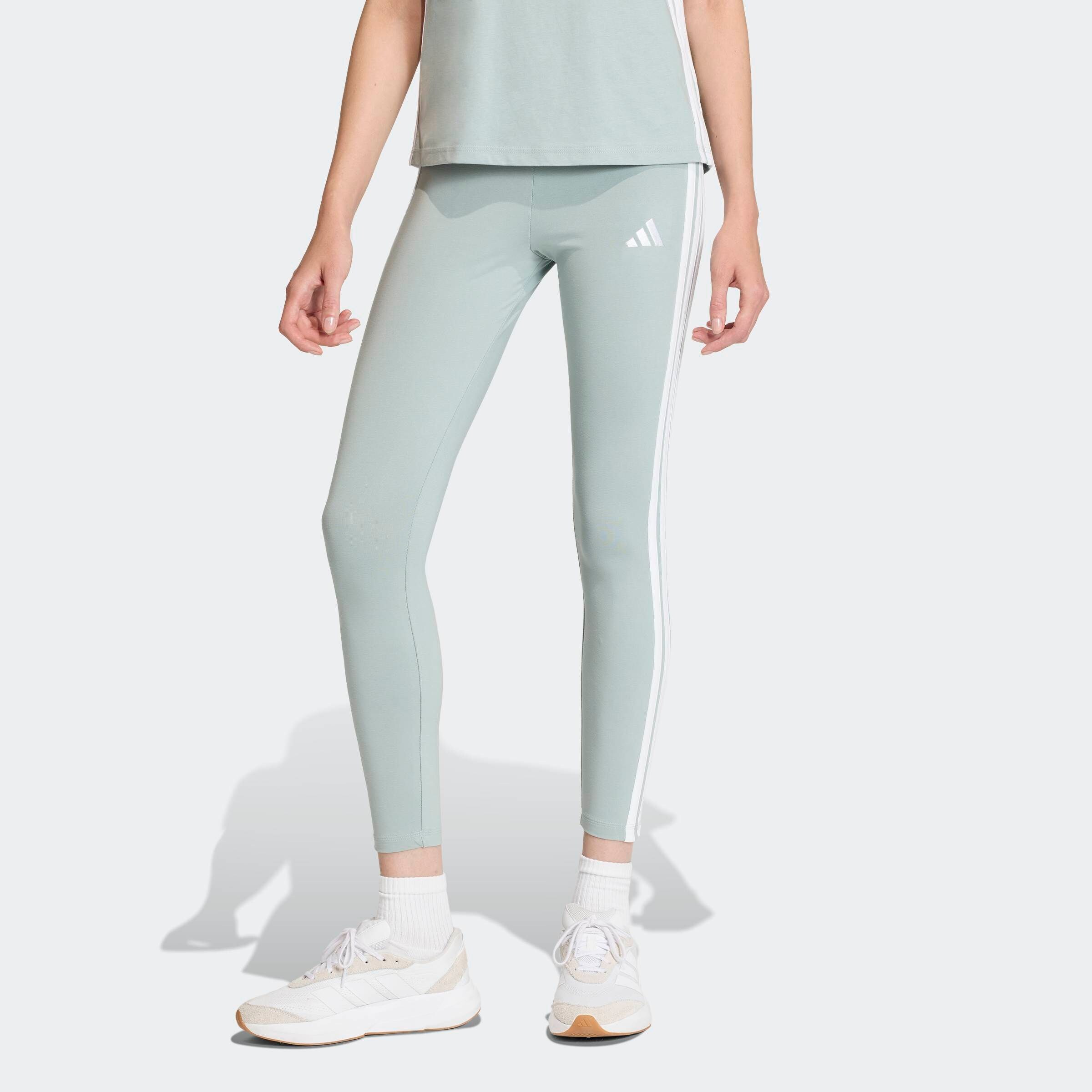 Adidas Sportswear Узкие спортивные штаны 'Essentials' в цвете Mint — фото 3