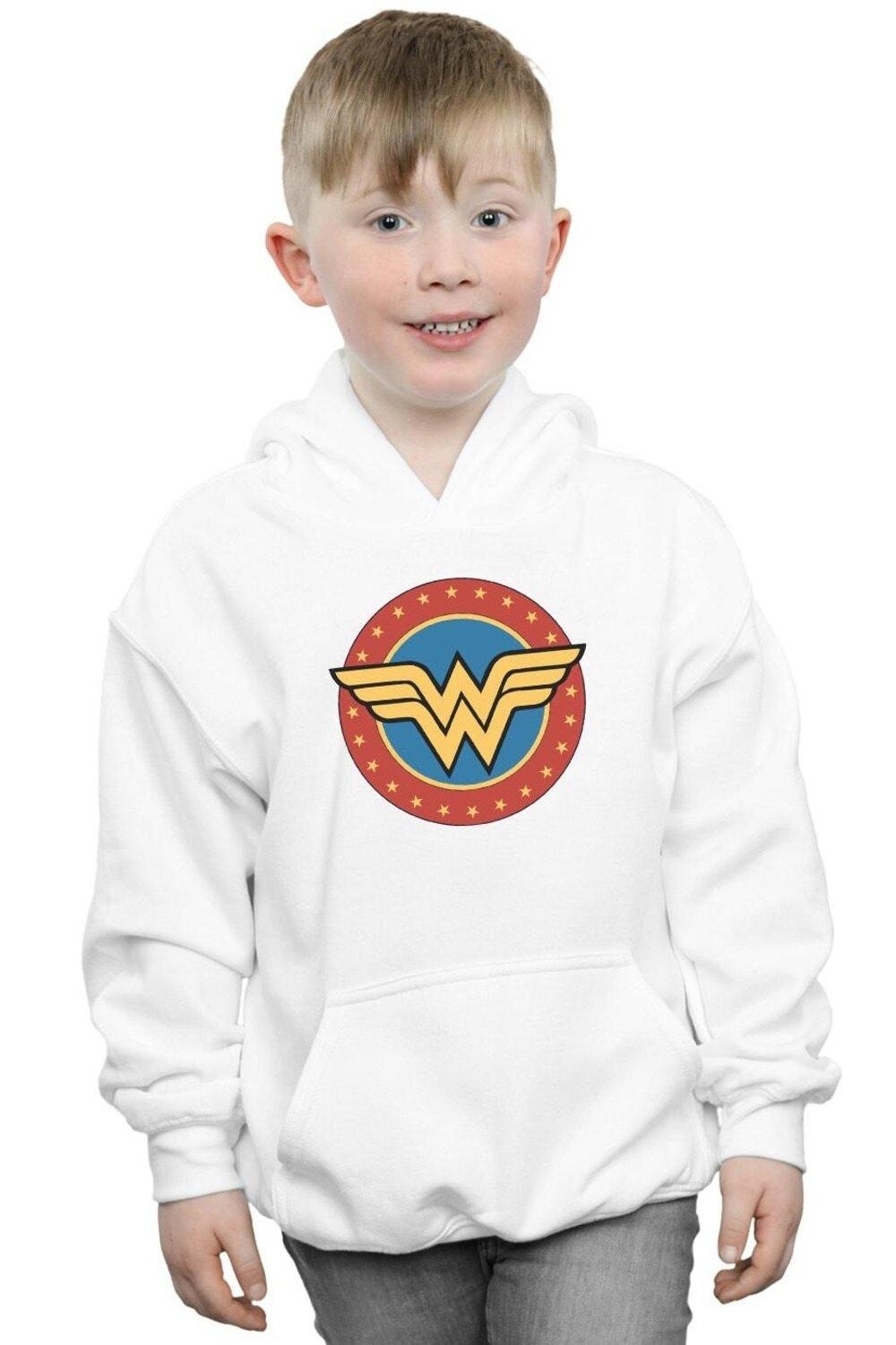 

Толстовка с круглым логотипом Wonder Woman DC Comics, белый