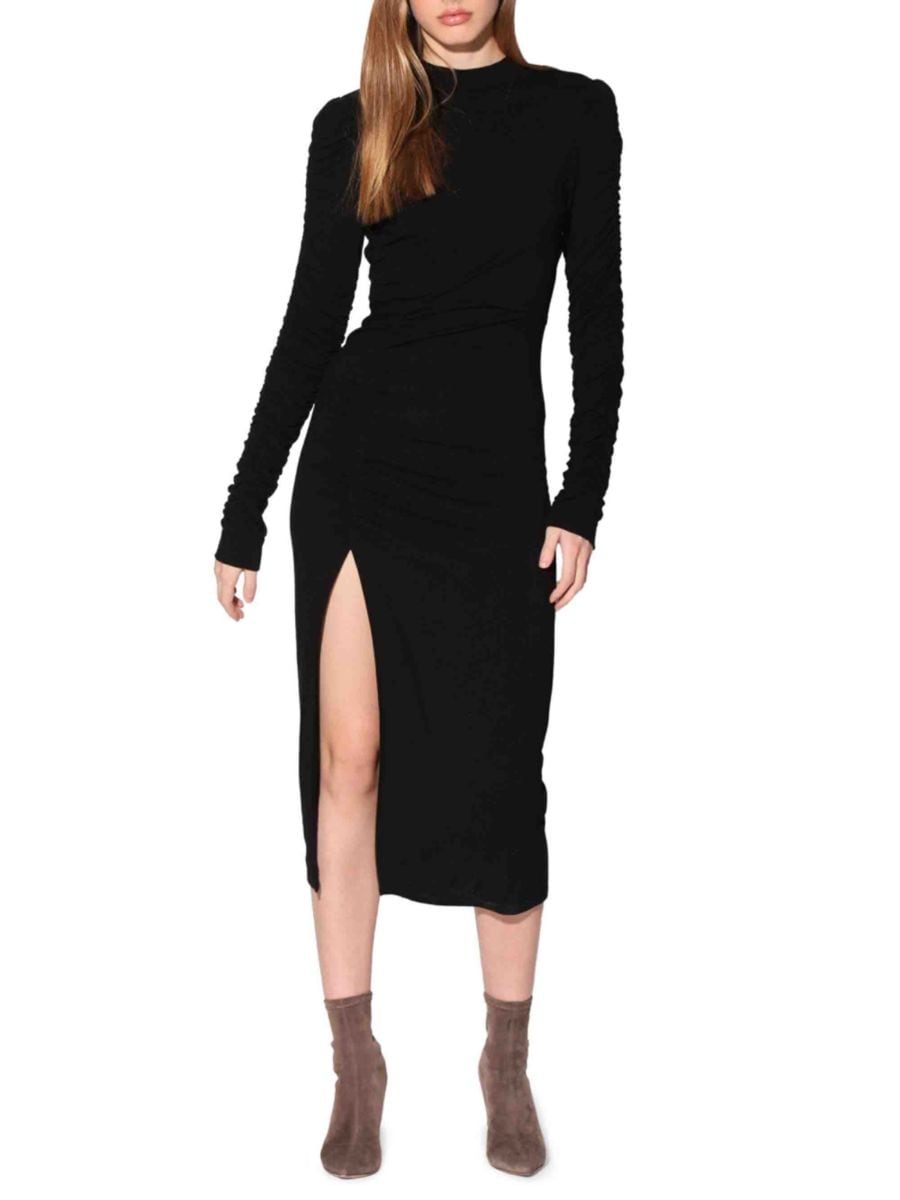

Платье макси Connie Bodycon Walter Baker, черный