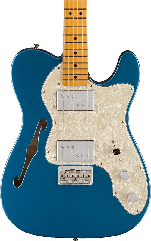 

Электрогитара Fender American Vintage II 1972 Telecaster Thinline, Lake Placid Blue w/ Case