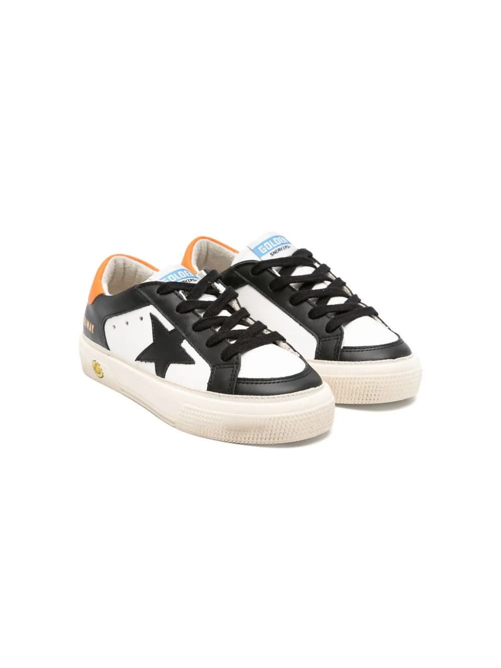 

Кеды с нашивками Golden Goose Kids, белый
