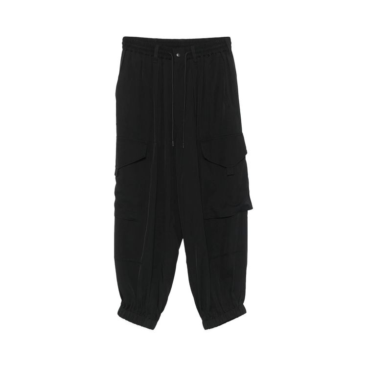 

Брюки Y-3 Rayon Twill Pants 'Black', черный