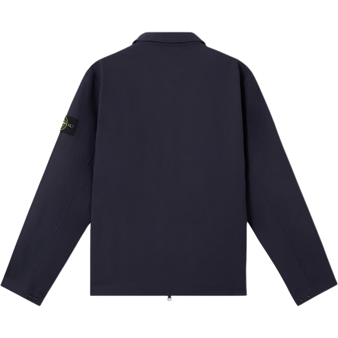Куртка на молнии с нашивкой в виде компаса Stone Island, ink синий — фото 3