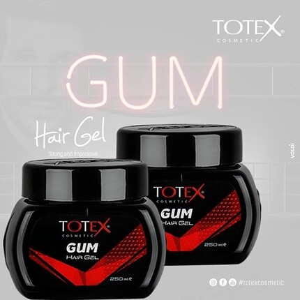 Гель-резинка для укладки волос Ultra Strong Edge Control 250 мл, Totex — фото 2