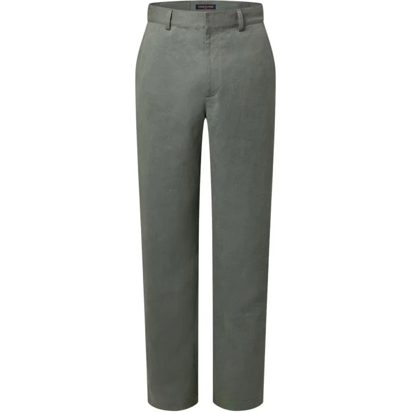 Брюки рабочие Lv Light Linen Workwear LOUIS VUITTON, Gray