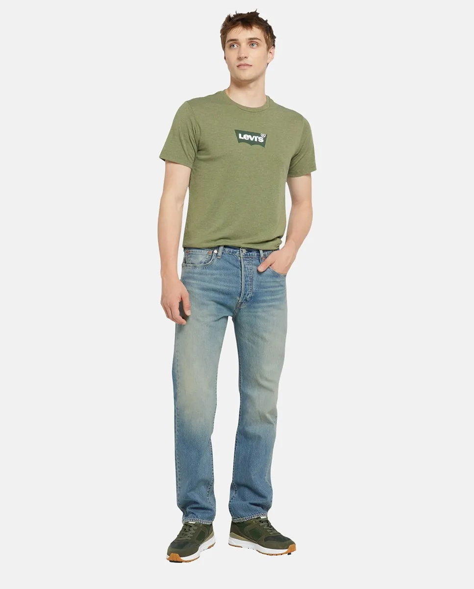 

501® Original мужские прямые хлопковые джинсы Levi's, синий