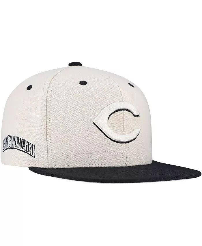 

Мужская кремовая бейсболка Cincinnati Reds Snapback Mitchell & Ness