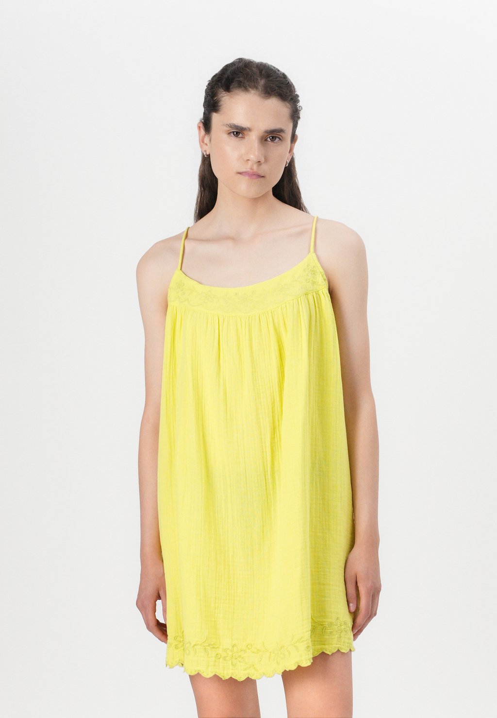 

Повседневное платье MINI SWING DRESS GAP, желтый