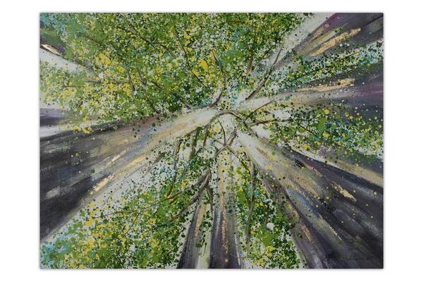 

Акриловая картина ручной работы KUNSTLOFT Natures Roof цвет braun/grün