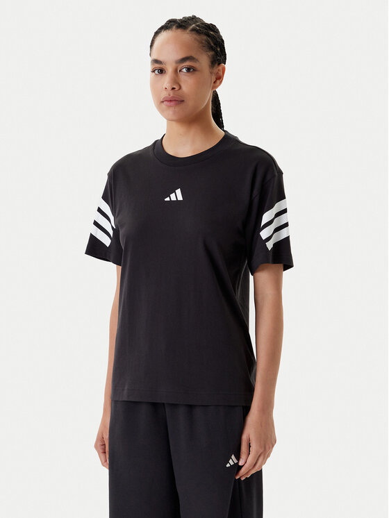 

Футболка обычного кроя Future Icons 3-Stripes JE0237 Adidas, черный
