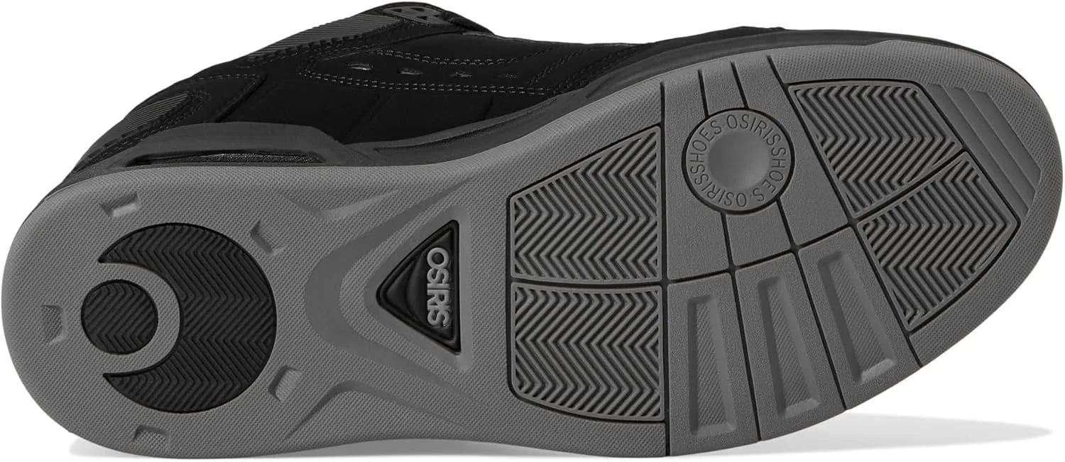 Кроссовки для скейтбординга Osiris, цвет Black/Black/Grey — фото 3