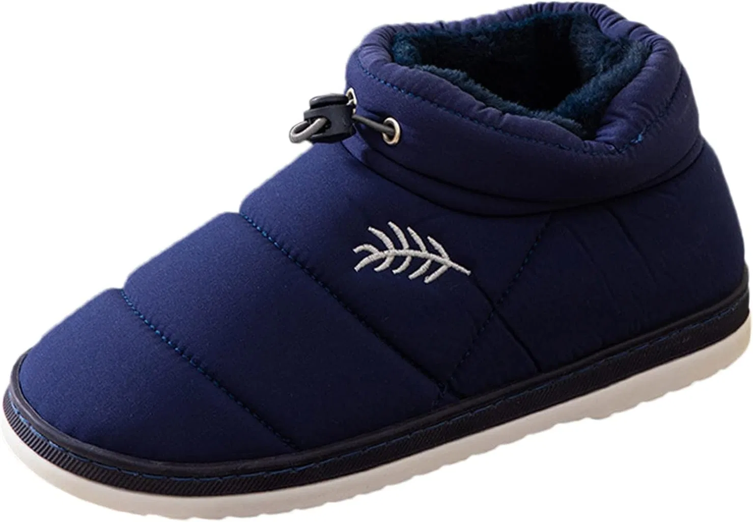 Ботинки ??Sichere Turnschuhe Herren Winter Warm Wasser Samt Kurz Expansionsgürtel Schneestiefel Herren Flache Herrenstiefel Wanderstiefel Herren ??wasserdicht Generic, Navy