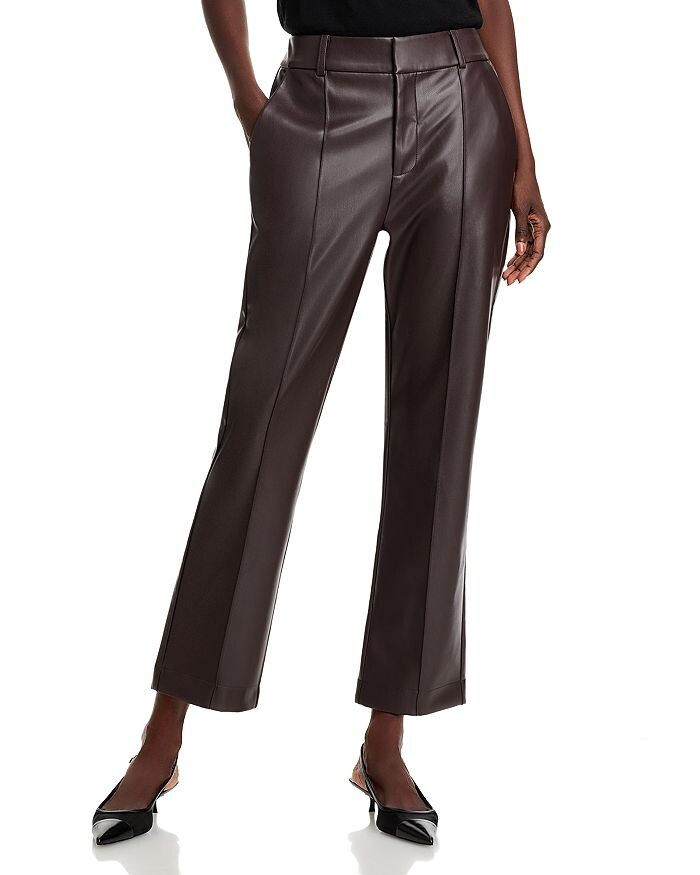 

Elie Tahari Брюки из искусственной кожи Irie, коричневый